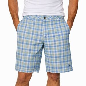 Johnnie-O West Coast Prep Shorts Men's 33 Hybrid 9" Quick Dry Golf Hiking Beach